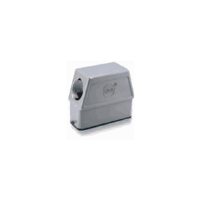 Embase en saillie 16A, Aluminium moulé sous pression, IP65, Sortie horizontale, M20